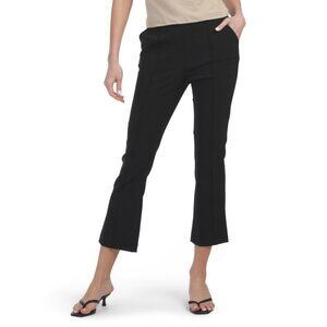 RACHEL ZOE Black Seam Front Kick Flare Pants